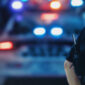 NEW YORK, USA - 01 MAY, 2020: Police officers performing his duties on the streets of Manhattan.