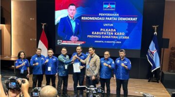 Pasangan Tino Mimana Sinuraya dan Onasis Sitepu Siap Berlayar di Pilkada Kabupaten Karo 2024