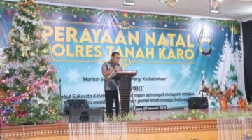 Natal Bersama Polres Karo!!! Menyambut Sukacita Kelahiran Kristus dengan Semangat Melayani Melalui Peran Polri Presesi Guna Mendukung Program Pemerintah Menuju Indonesia Emas