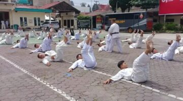 Polres Karo Laksanakan Ujian Bela Diri Polri untuk UKP TMT 1 Januari 2027