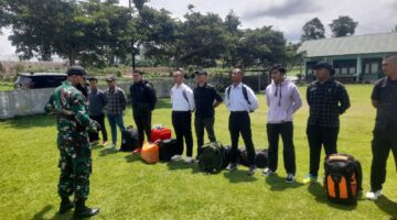 Kodim 0205/Tanah Karo Berangkatkan Komponen Cadangan Ke Rindam I/BB Pematang Siantar
