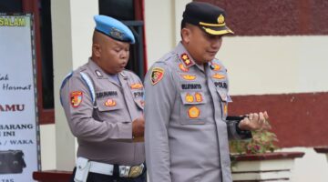 Kapolres Aceh Tenggara Cek Kesiapan Polsek Babussalam, Tegaskan Pelayanan Harus Maksimal