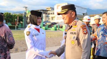 Kapolres Aceh Tenggara Hadir di Tengah Putra-Putri Terbaik Aceh Tenggara, Paskibraka Resmi Dikukuhkan