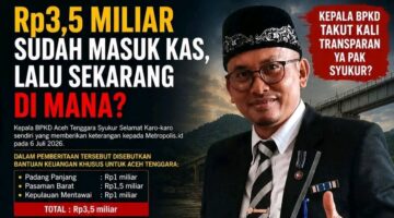 Belanja Anggaran Pembangunan Infrastruktur Aceh Tenggara Capai 29 Persen, Kepala BPKD Tegaskan Transparansi