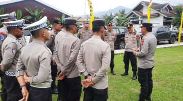 Polisi Bersama Masyarakat, Jelang Musda X DPD Partai Golkar, Kapolres Aceh Tenggara Pimpin Sterilisasi dan Kesiapan Pengamanan