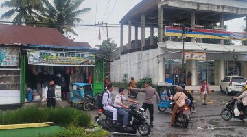 Polisi Bersama Masyarakat, Strong Point Pagi Polres Aceh Tenggara Hadirkan Keamanan dan Kelancaran Lalu Lintas
