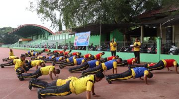 Kapolres Aceh Tenggara Diwakili Wakapolres Lepas Personel Ikuti Tes Kesamaptaan Jasmani