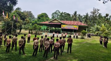 Polisi Bersama Masyarakat, Saka Bhayangkara Polres Aceh Tenggara Buka Perkemahan Angkatan XXVI, Peserta Diajak Jauhi Narkoba
