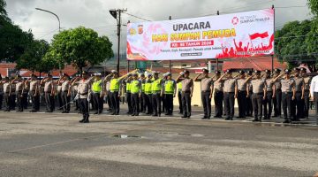 Kobarkan Semangat Persatuan, Kapolres Aceh Tenggara Pimpin Upacara Hari Sumpah Pemuda ke-98